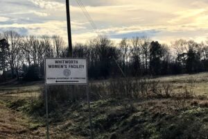 Sign for Whitworth Women's Facility